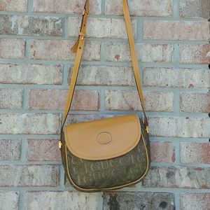 Gucci Monogram Tapestry Crossbody/Clutch Bag